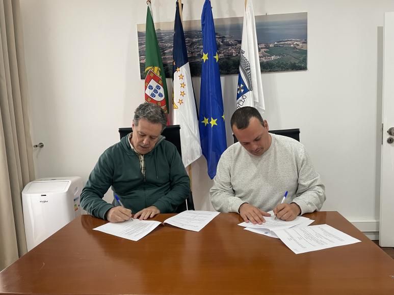 Assinatura de Protocolo entre a Junta de Freguesia de Santa Cruz da Graciosa e o Santa Cruz Sport Clube